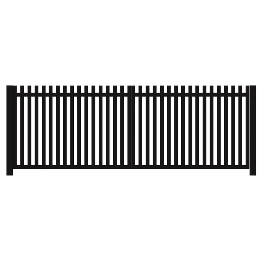 Brama dwuskrzydłowa aluminiowa o szer. 4000mm - profil pionowy (50x50x2mm) co 60mm
