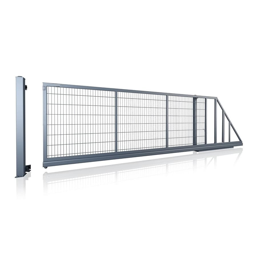 Brama przesuwna panelowa 2D SOLID 4500mm x 1600mm / RAL7016 MAT