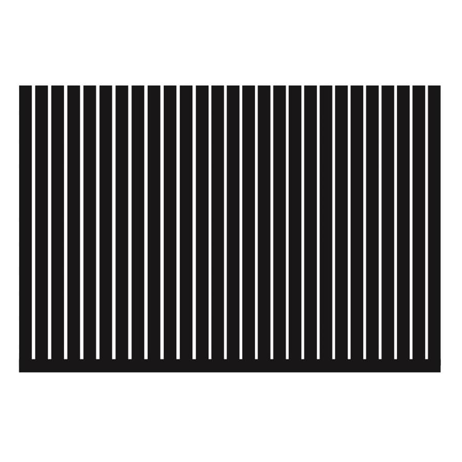 Ogrodzenie aluminiowe pionowe 1mb - profil pionowy (100x50x2mm) co 50mm