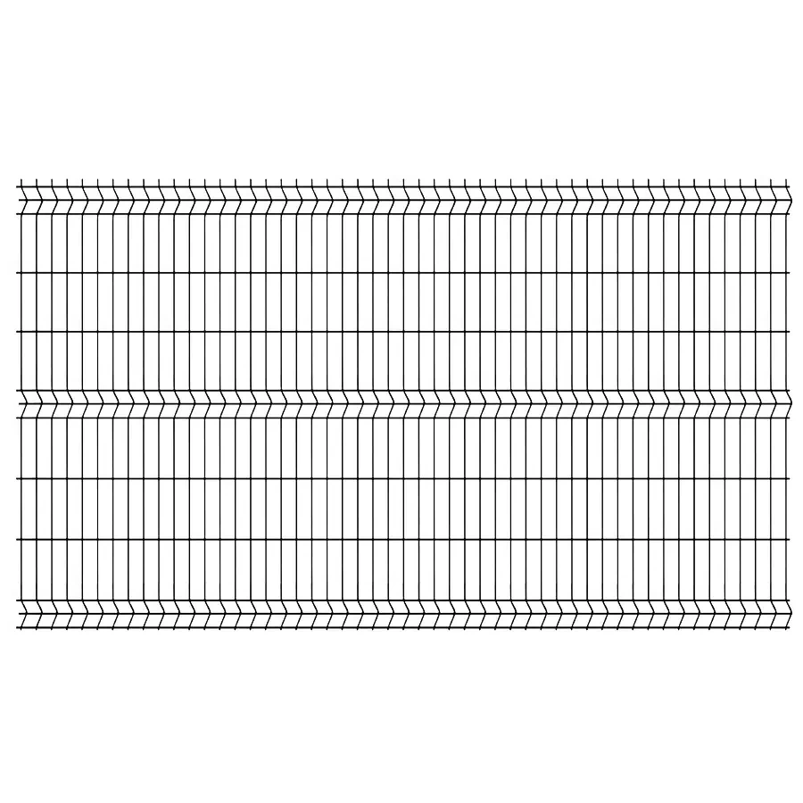 Panel Ogrodzeniowy, Kratowy 3D (fi-4mm) H-1530 - RAL 7016