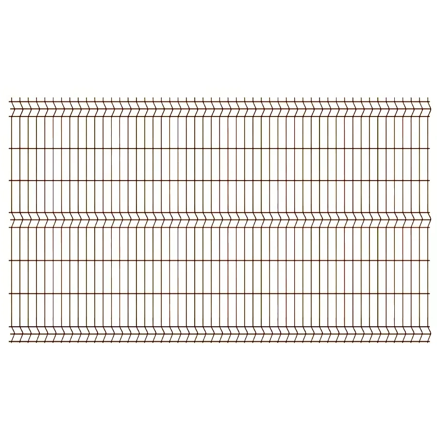 Panel Ogrodzeniowy, Kratowy 3D (fi-4mm) H-1530 - RAL 8017