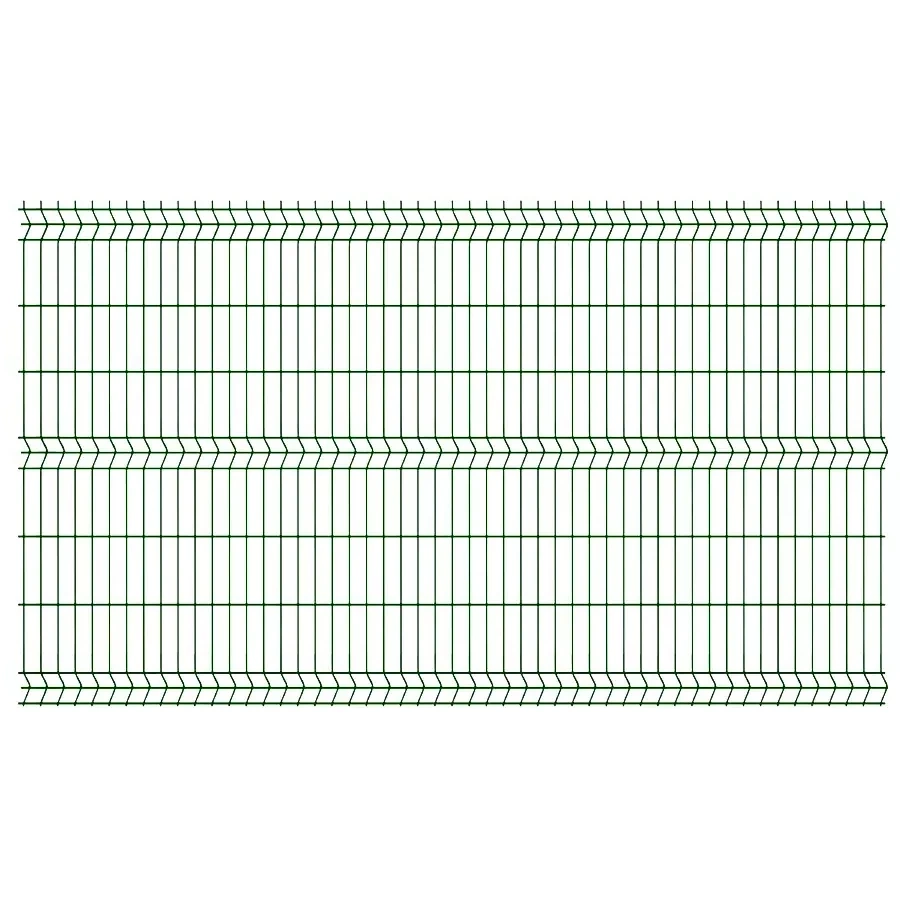 Panel Ogrodzeniowy, Kratowy 3D (fi-5mm) H-1530 RAL6005