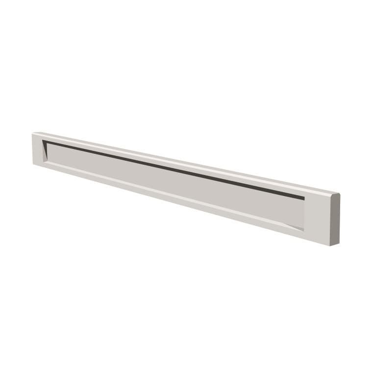 Podmurówka systemowa beton architektoniczny kaseton biała (gładka w ramce obustronnie) 2480mm x 200mm x 57mm
