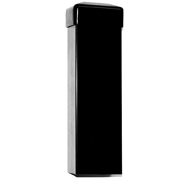 Słup ogrodzeniowy 60mm x 40mm H-2300 RAL 9005 śc. 1,2mm