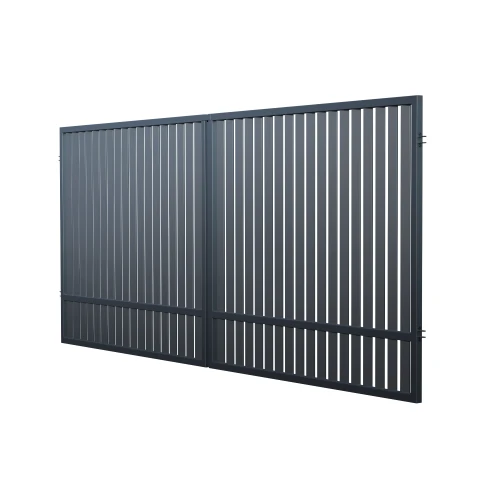 Brama dwuskrzydłowa 150x350 cm, ogrodzenie Agat
