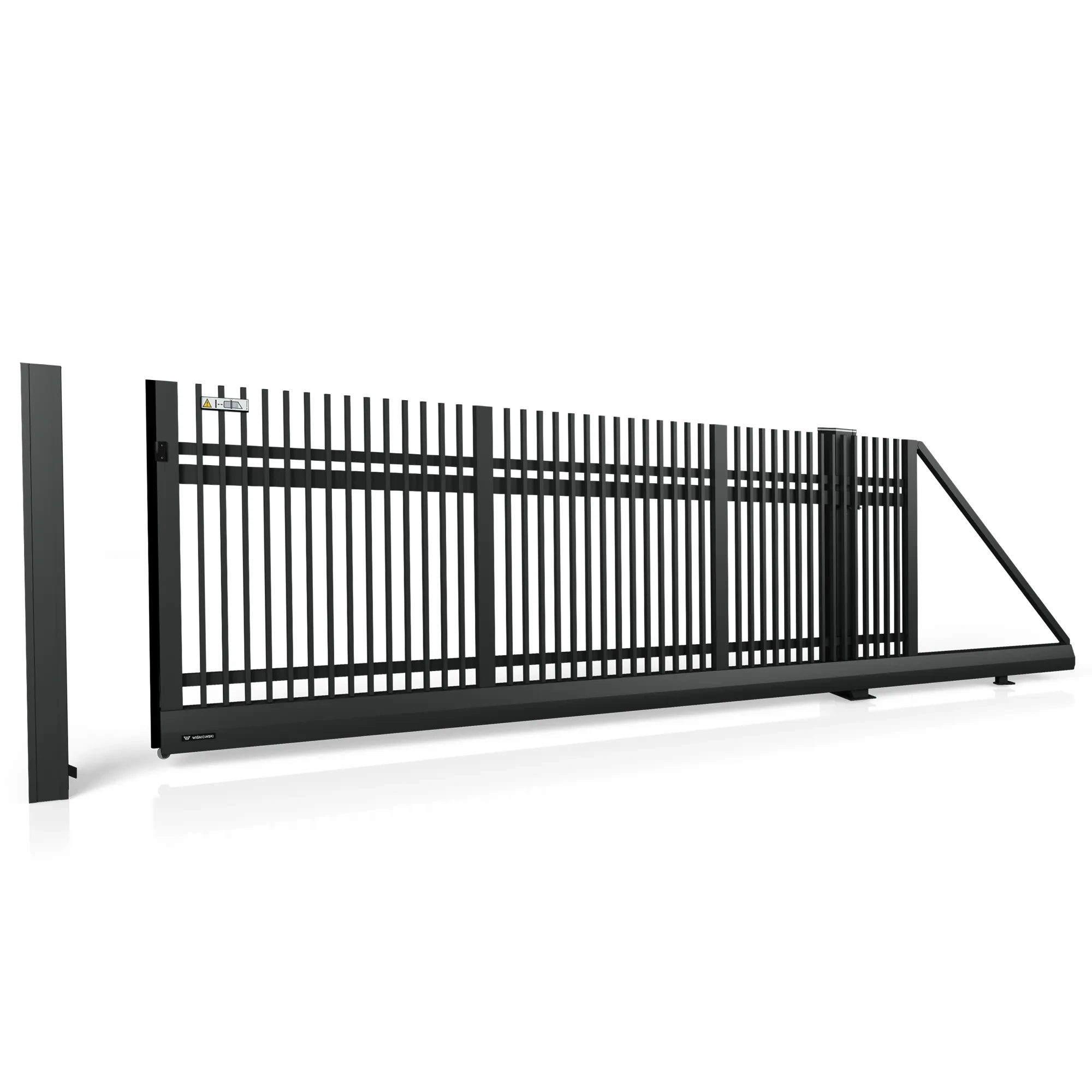 Brama aluminiowa przesuwna CLASSIC AW.AL.01