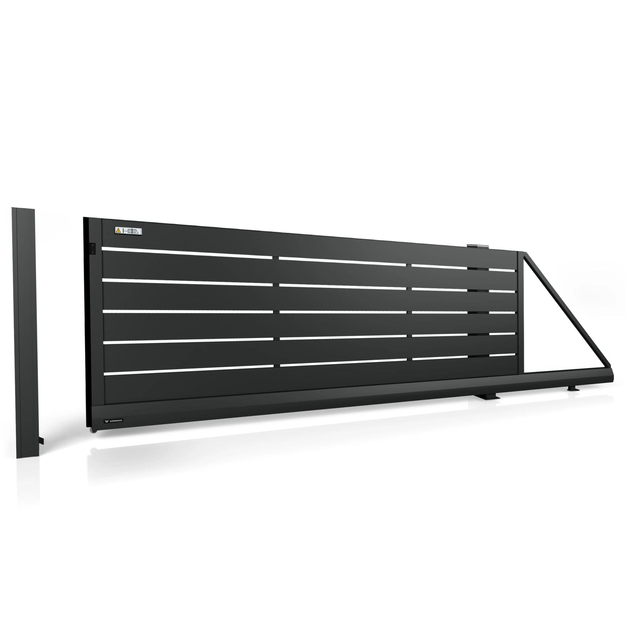 Brama aluminiowa przesuwna MODERN AW.AL.100