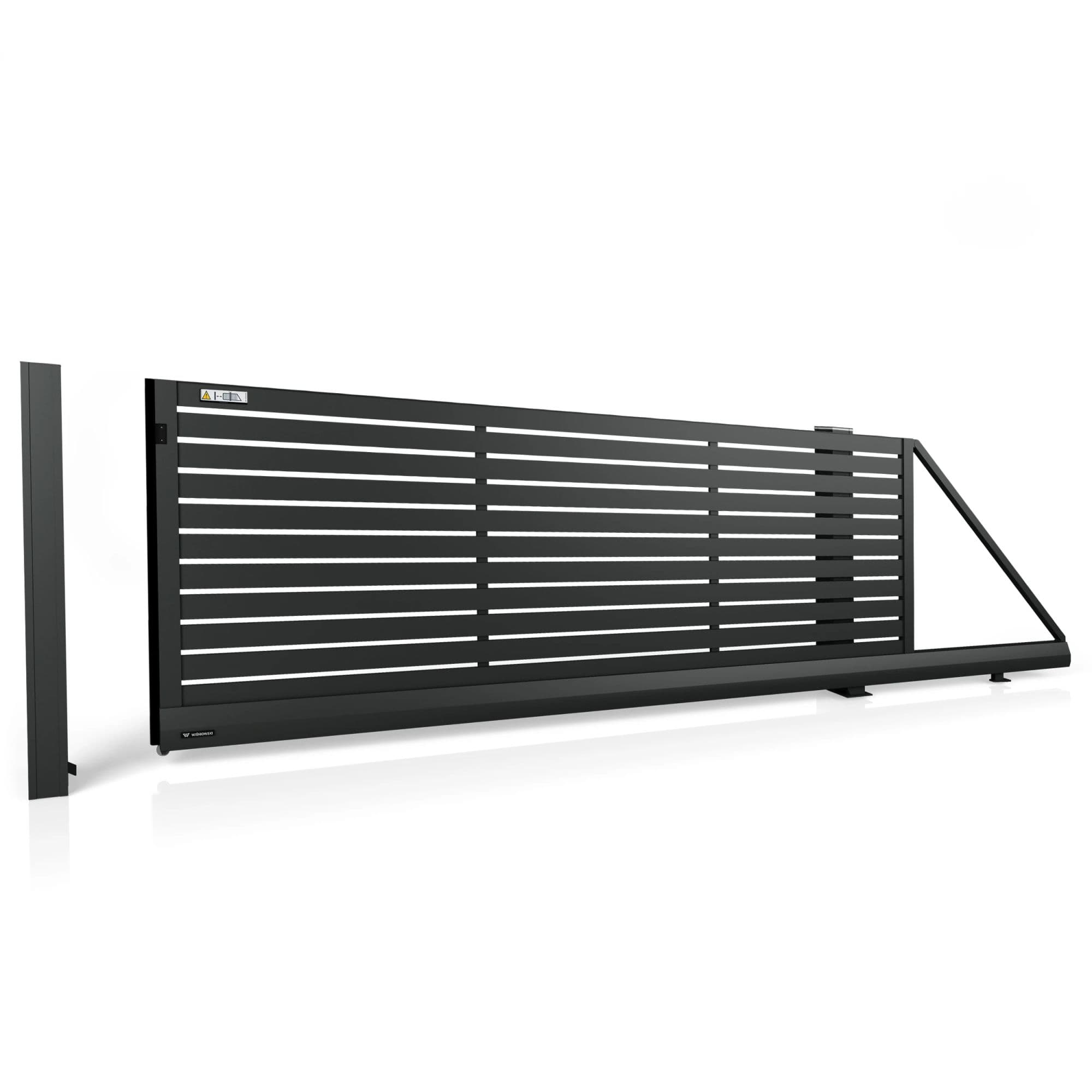 Brama aluminiowa przesuwna MODERN AW.AL.101