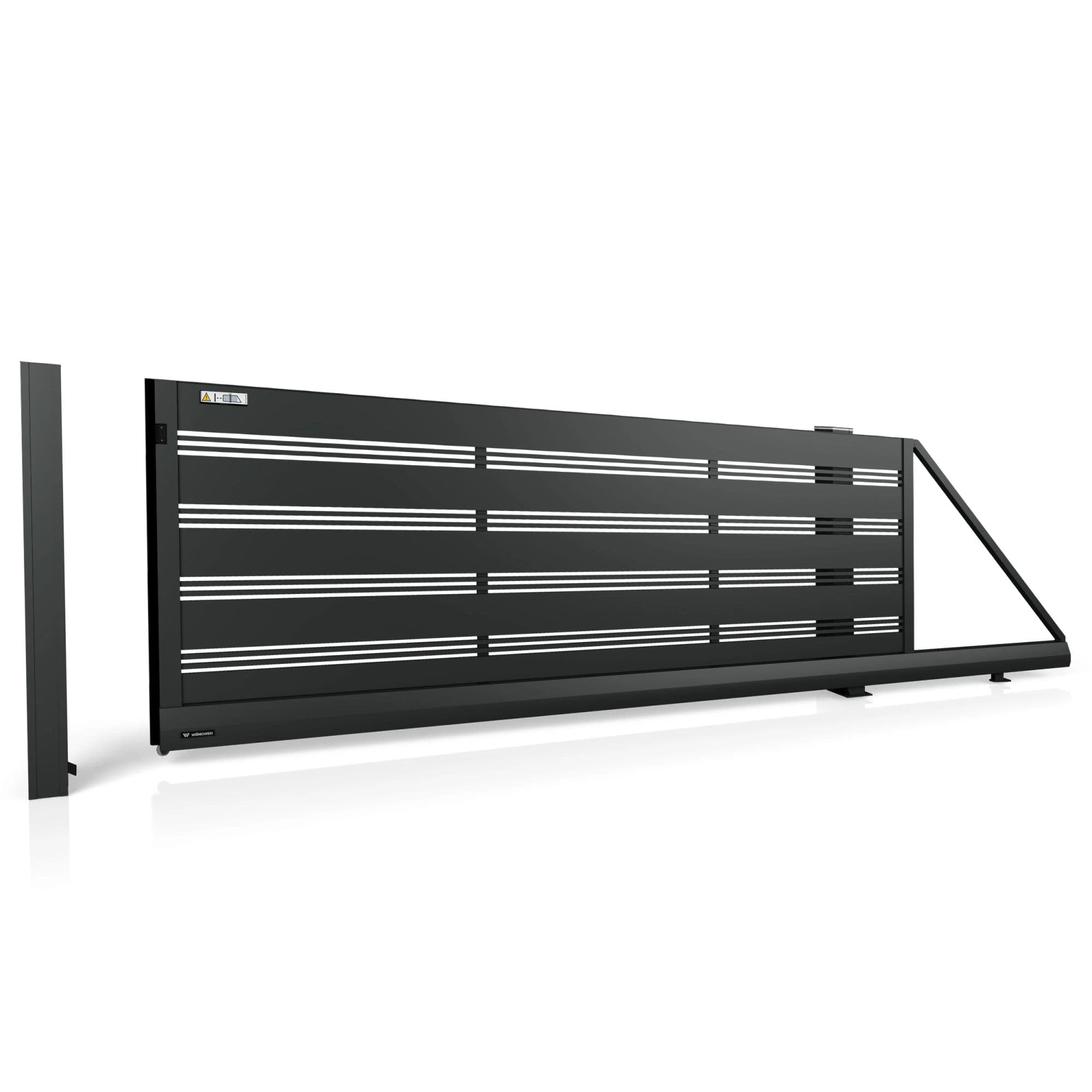 Brama aluminiowa przesuwna MODERN AW.AL.105