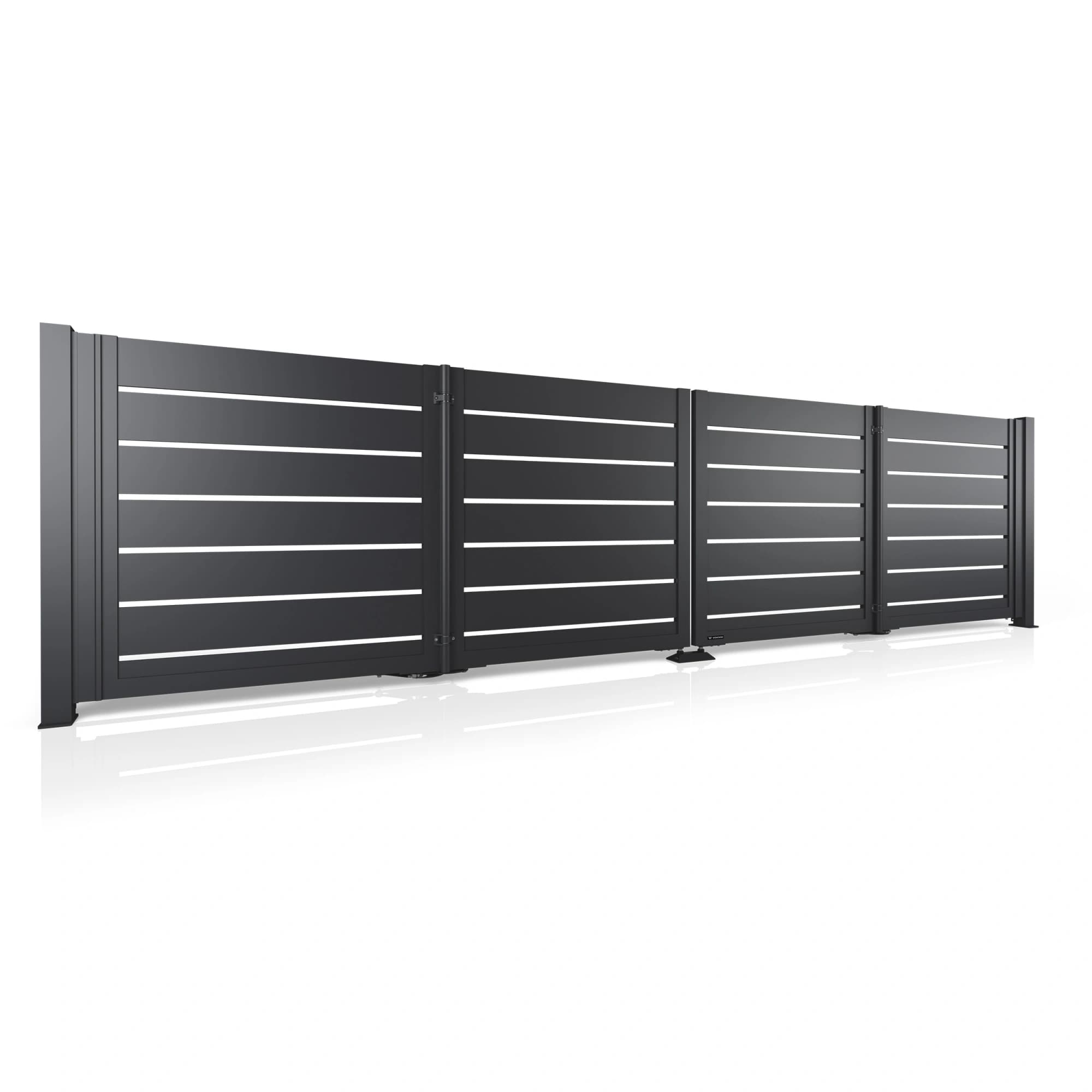 Brama aluminiowa składana MODERN AW.AL.100