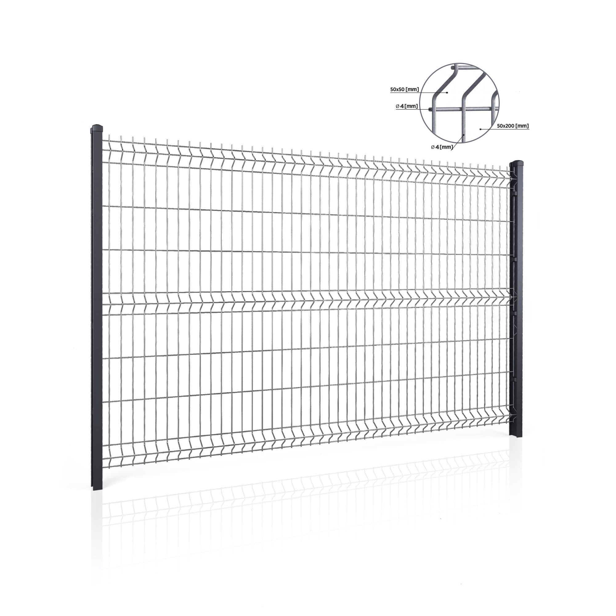 Panel ogrodzeniowy VEGA B Light 3D. Oczko 50x200. Paleta 50 szt