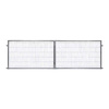 Brama panelowa dwuskrzydłowa 2D SOLID (6/5/6) 4000mm x 1300mm RAL7016 — zdjęcie 6