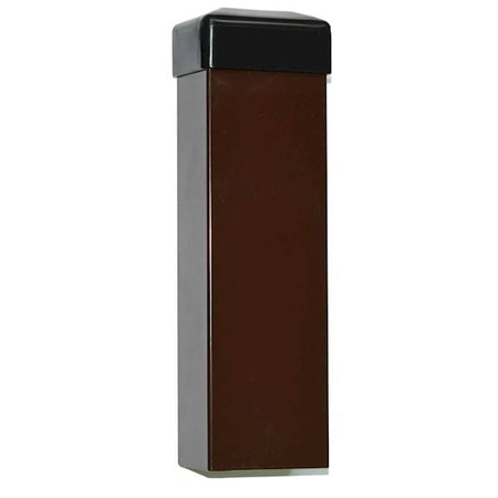 Brama panelowa dwuskrzydłowa 2D SOLID (6/5/6) 4000mm x 1300mm RAL8017 — zdjęcie 11