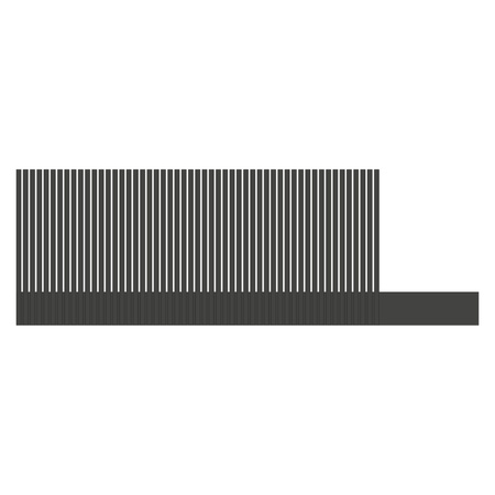 Brama przesuwna aluminiowa o szer. 4000mm - profil pionowy (50x50x2mm) co 30mm — zdjęcie 2