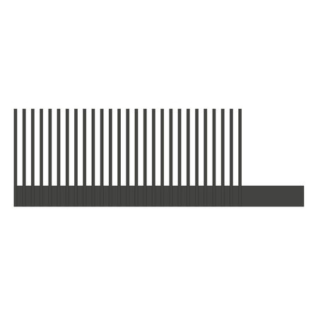 Brama przesuwna aluminiowa o szer. 4000mm - profil pionowy (50x50x2mm) co 60mm — zdjęcie 2