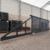 Brama przesuwna palisada SOLID 5000mm x 1600mm RAL7016 MAT — zdjęcie 12