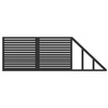 Brama przesuwna palisada SOLID 5000mm x 1600mm RAL7016 MAT — zdjęcie 14