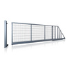 Brama przesuwna panelowa 2D SOLID 4000mm x 1600mm / RAL 7016 MAT z przesłoną w kolorze grafitowym — zdjęcie 6