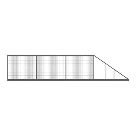 Brama przesuwna panelowa 2D SOLID 6000mm x 1600mm / RAL 7016 MAT — zdjęcie 10