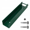 Ceownik stalowy 250mm x 50mm RAL 6005 + wkręt farmerski M8 (2szt.) — zdjęcie 5