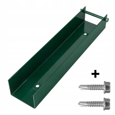 Ceownik stalowy 250mm x 50mm RAL 6005 + wkręt farmerski M8 (2szt.) — zdjęcie 9