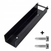 Ceownik stalowy 250mm x 50mm RAL 9005 + wkręt farmerski M8 (2szt.) — zdjęcie 5
