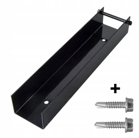Ceownik stalowy 250mm x 60mm RAL 9005 + wkręt farmerski M8 (2szt.) — zdjęcie 9