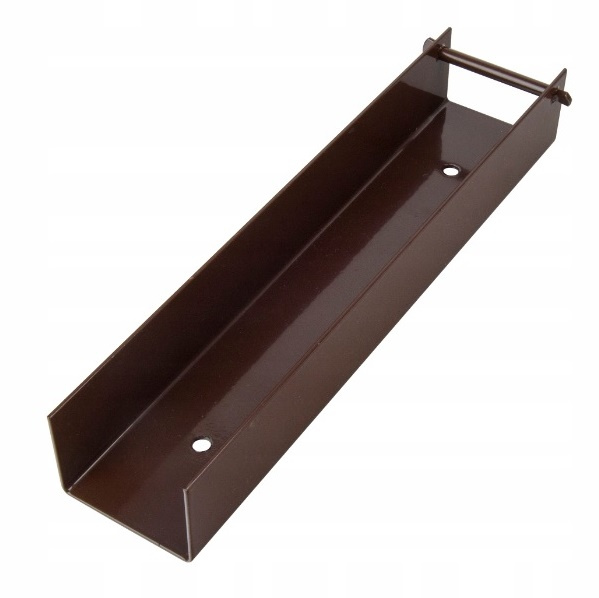 Ceownik stalowy 300mm x 50mm RAL 8017 + wkręt farmerski M8 (2szt.) — zdjęcie 3