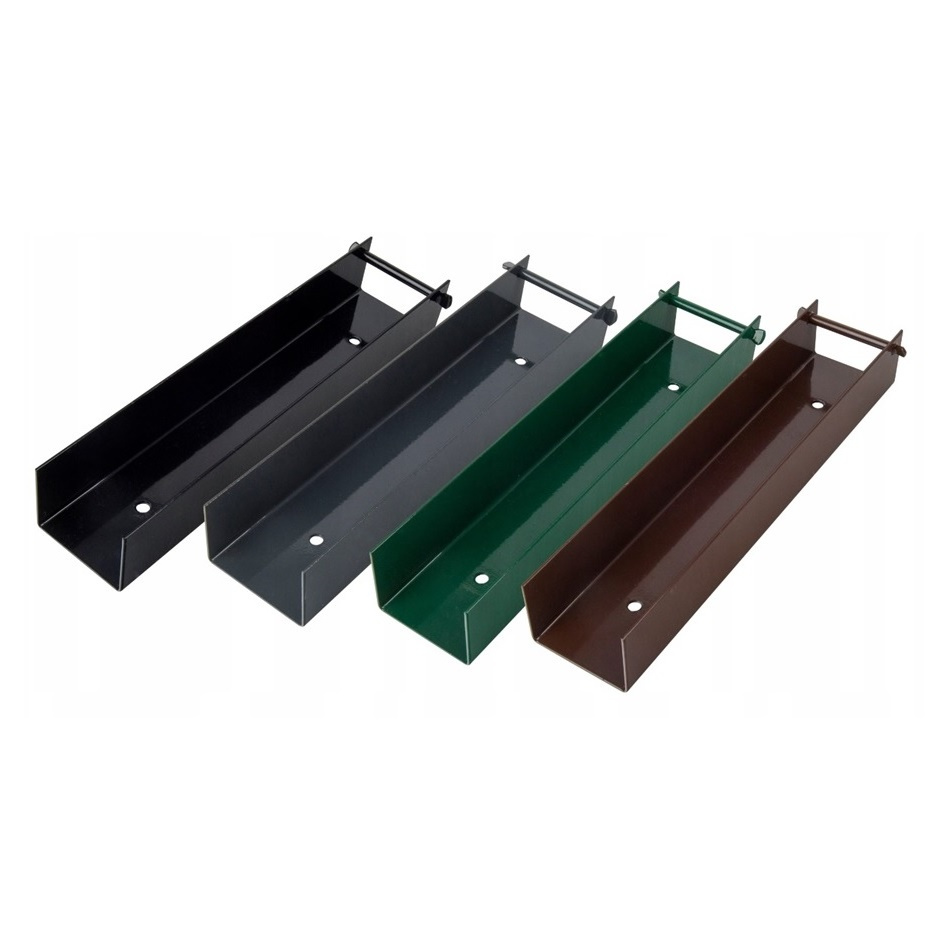 Ceownik stalowy 300mm x 60mm RAL 7016 + wkręt farmerski M8 (2szt.) — zdjęcie 2