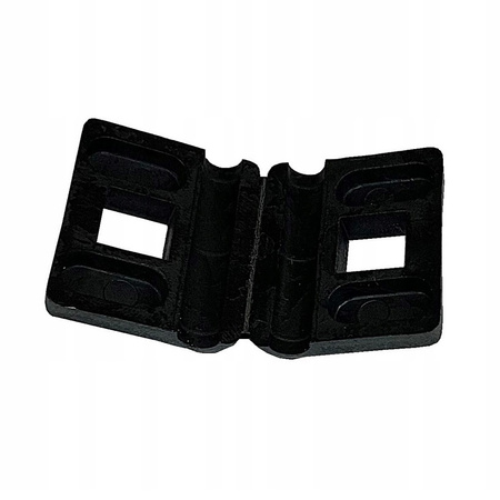 Obejma prosta 60mm x 40mm (fi-5mm) + akcesoria nierdzewne - nakrętka zrywalna RAL 7016 — zdjęcie 15