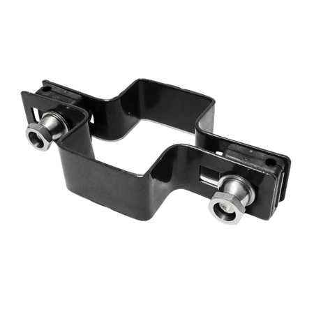 Obejma prosta 60mm x 40mm (fi-5mm) + akcesoria nierdzewne - nakrętka zrywalna RAL9005 — zdjęcie 13