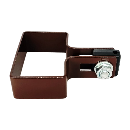 Obejma startowa 60x40mm (fi-5mm) + akcesoria nierdzewne - nakrętka zwykła RAL8017 — zdjęcie 13