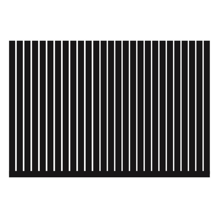 Ogrodzenie aluminiowe pionowe 1mb - profil pionowy (100x50x2mm) co 50mm — zdjęcie 2
