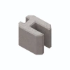 Ogrodzenie panelowe 3D (fi-4mm) o wys. 1530mm - 75MB z podmurówką (gładka w ramce) montowane za pomocą łącznika betonowego hi-25 (zestaw - panele, słupki, obejmy) RAL7016 — zdjęcie 14