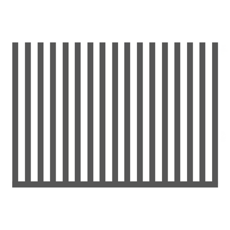 Ogrodzenie pionowe palisadowe 1mb o wys. 1500mm - palisada spawana pionowa 60mm x 40mm — zdjęcie 2