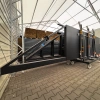OUTLET - Brama przesuwna aluminiowa - pełna 5000mm x 1500mm, grubość 48 mm, (blacha dwustronna - 4mm) LEWA - RAL7021 (mat struktura) - przeciwwaga niezabudowana + słupy — zdjęcie 8