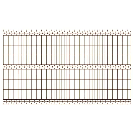 Panel Ogrodzeniowy, Kratowy 3D (fi-4mm) H-1530 - RAL 8017 — zdjęcie 2