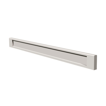 Podmurówka systemowa beton architektoniczny kaseton biała (gładka w ramce obustronnie) 2500mm x 250mm x 57mm — zdjęcie 2