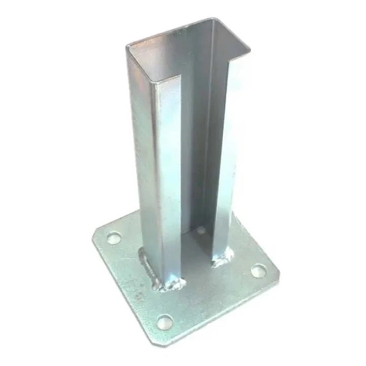 Stopa ocynkowana do słupów ogrodzeniowych 60mm x 40mm — zdjęcie 2