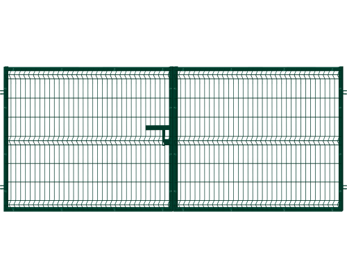 Brama dwuskrzydłowa 200x500 cm, ogrodzenie panelowe — zdjęcie 5