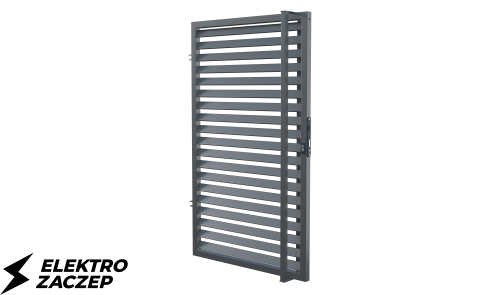 Furtka lewa 150x90 cm z elektrozaczepem, ogrodzenie Bryza — zdjęcie 2