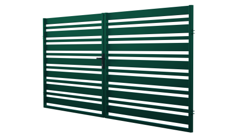 Brama dwuskrzydłowa 150x350 cm, ogrodzenie Juga — zdjęcie 4