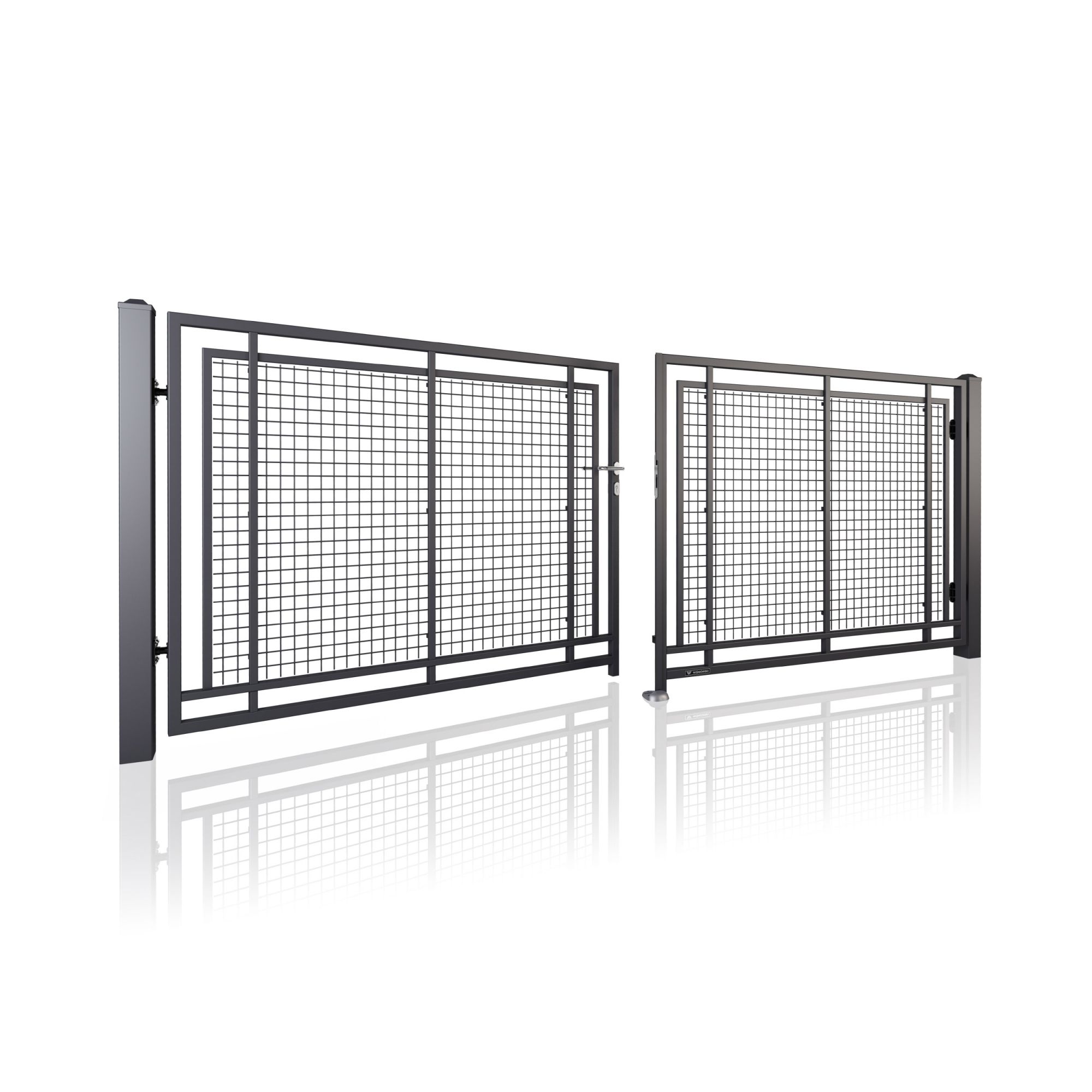 Brama dwuskrzydłowa MODERN AW.10.100/P — zdjęcie 2