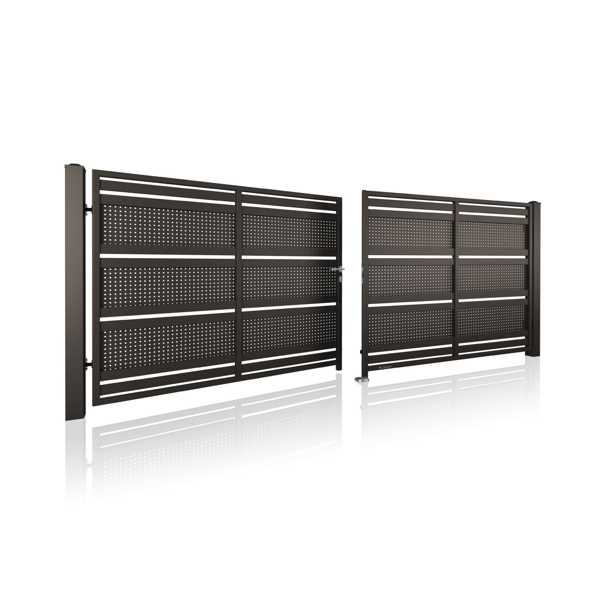 Brama dwuskrzydłowa MODERN AW.10.109/P — zdjęcie 17