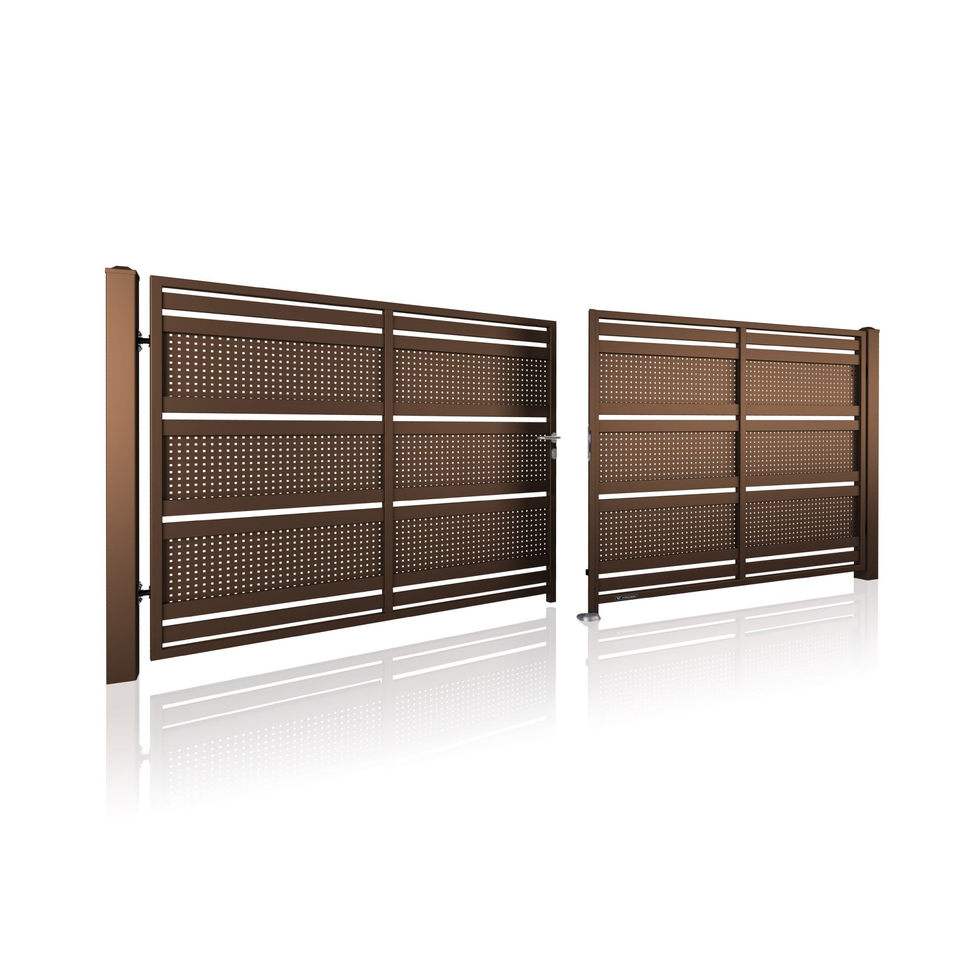 Brama dwuskrzydłowa MODERN AW.10.109/P — zdjęcie 12