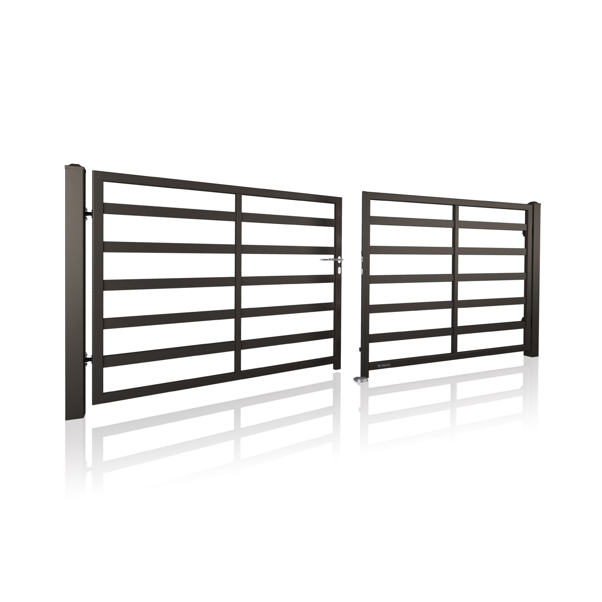 Brama dwuskrzydłowa MODERN AW.10.114/P — zdjęcie 17