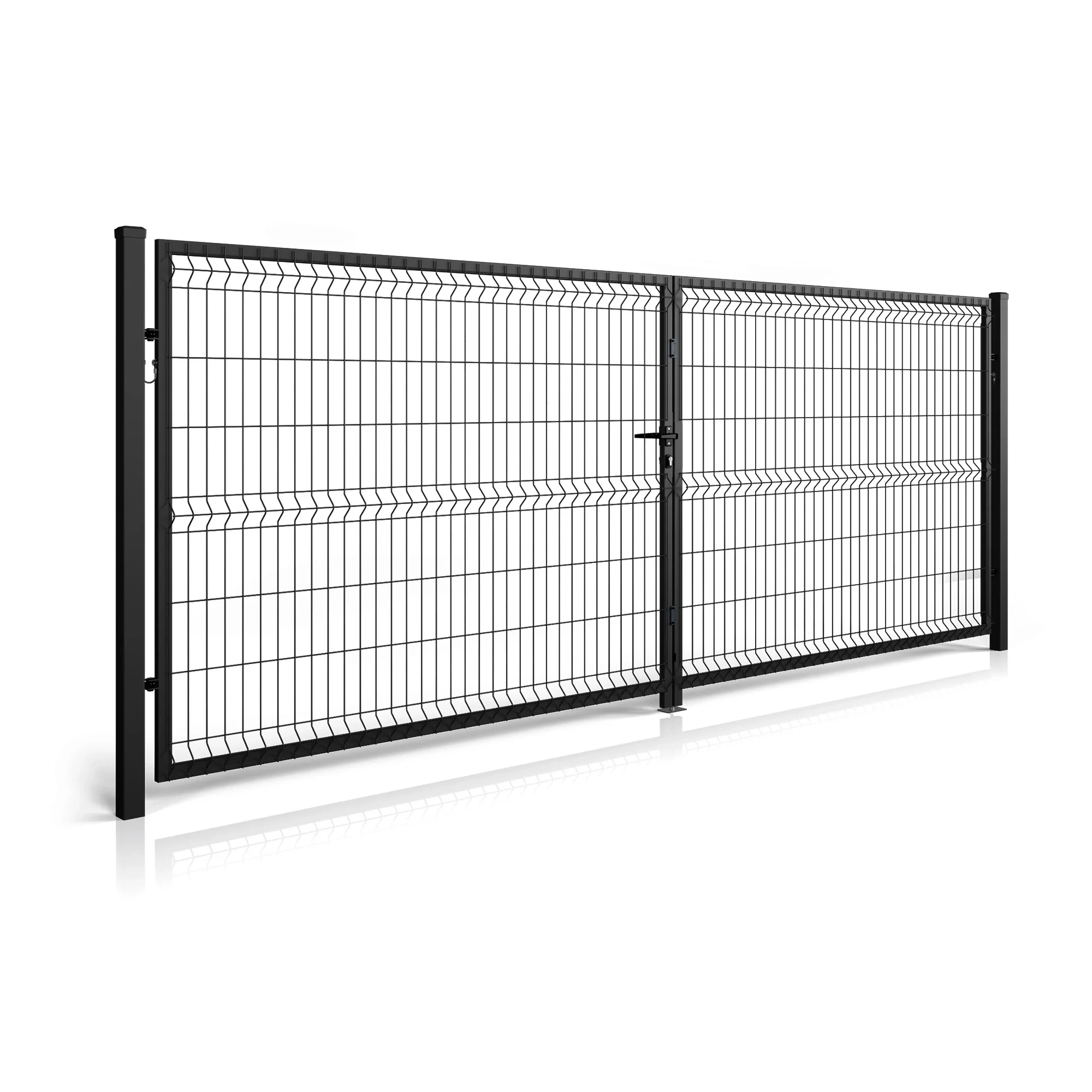 Brama panelowa dwuskrzydłowa Modest Light — zdjęcie 7
