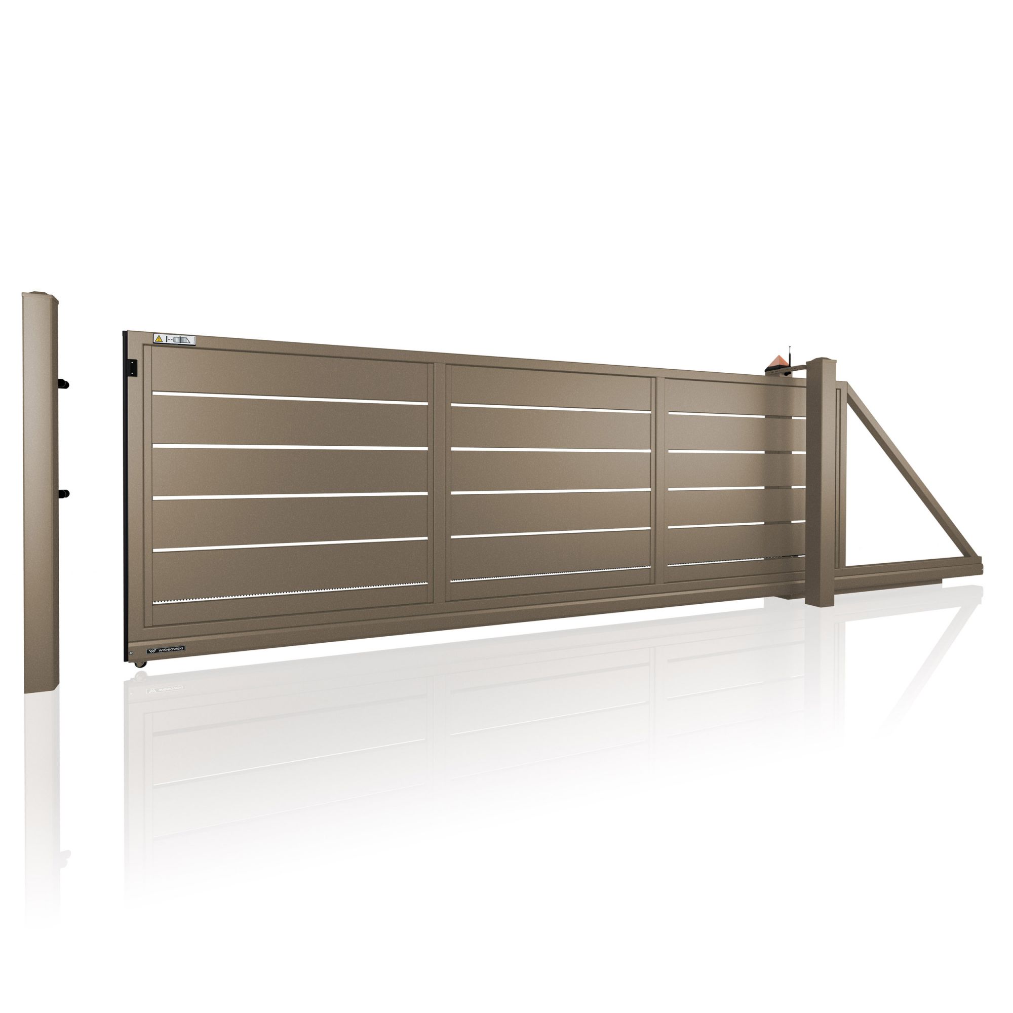 Brama przesuwna HOME INCLUSIVE AW.10.228 w wersji z prześwitem — zdjęcie 16