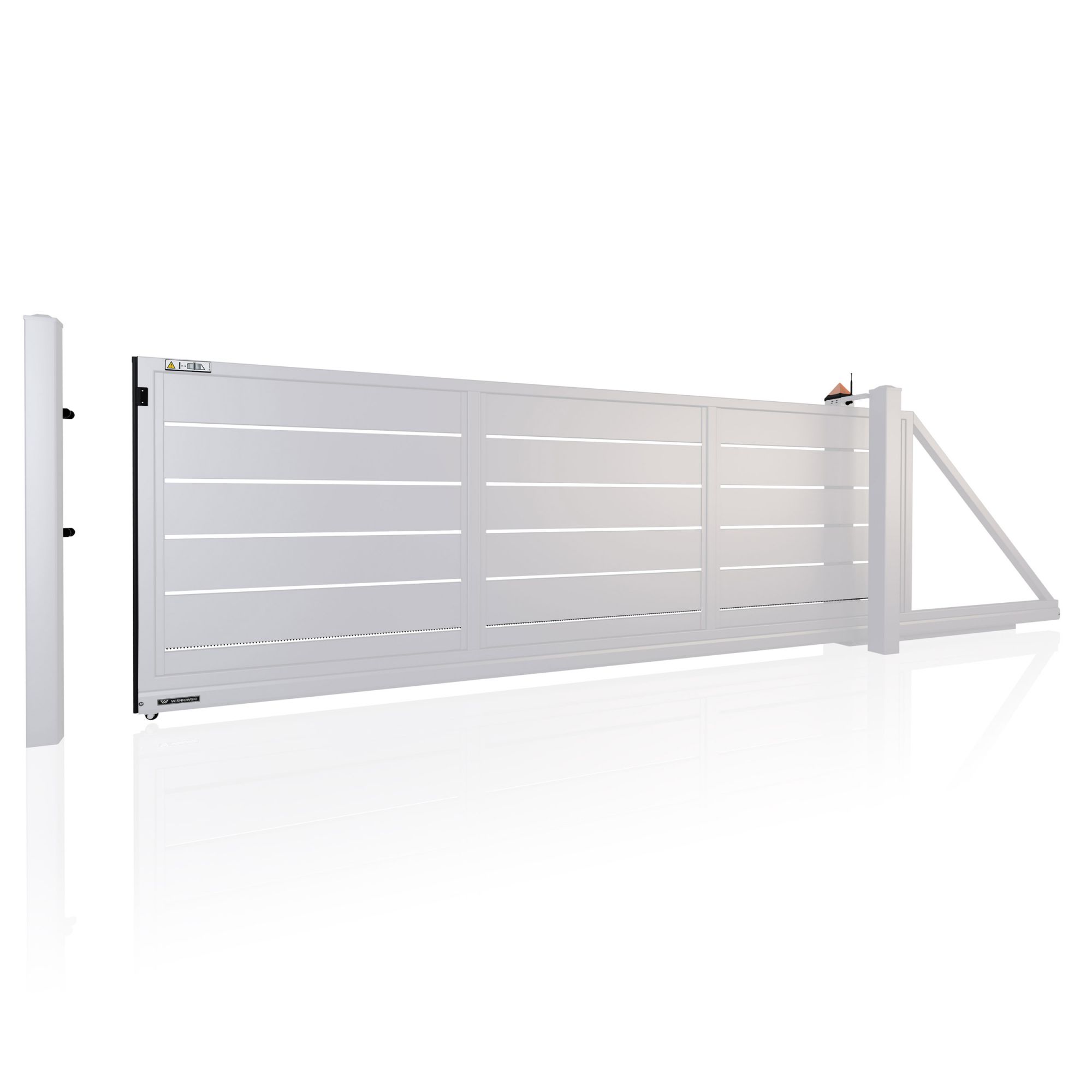 Brama przesuwna HOME INCLUSIVE AW.10.228 w wersji z prześwitem — zdjęcie 5