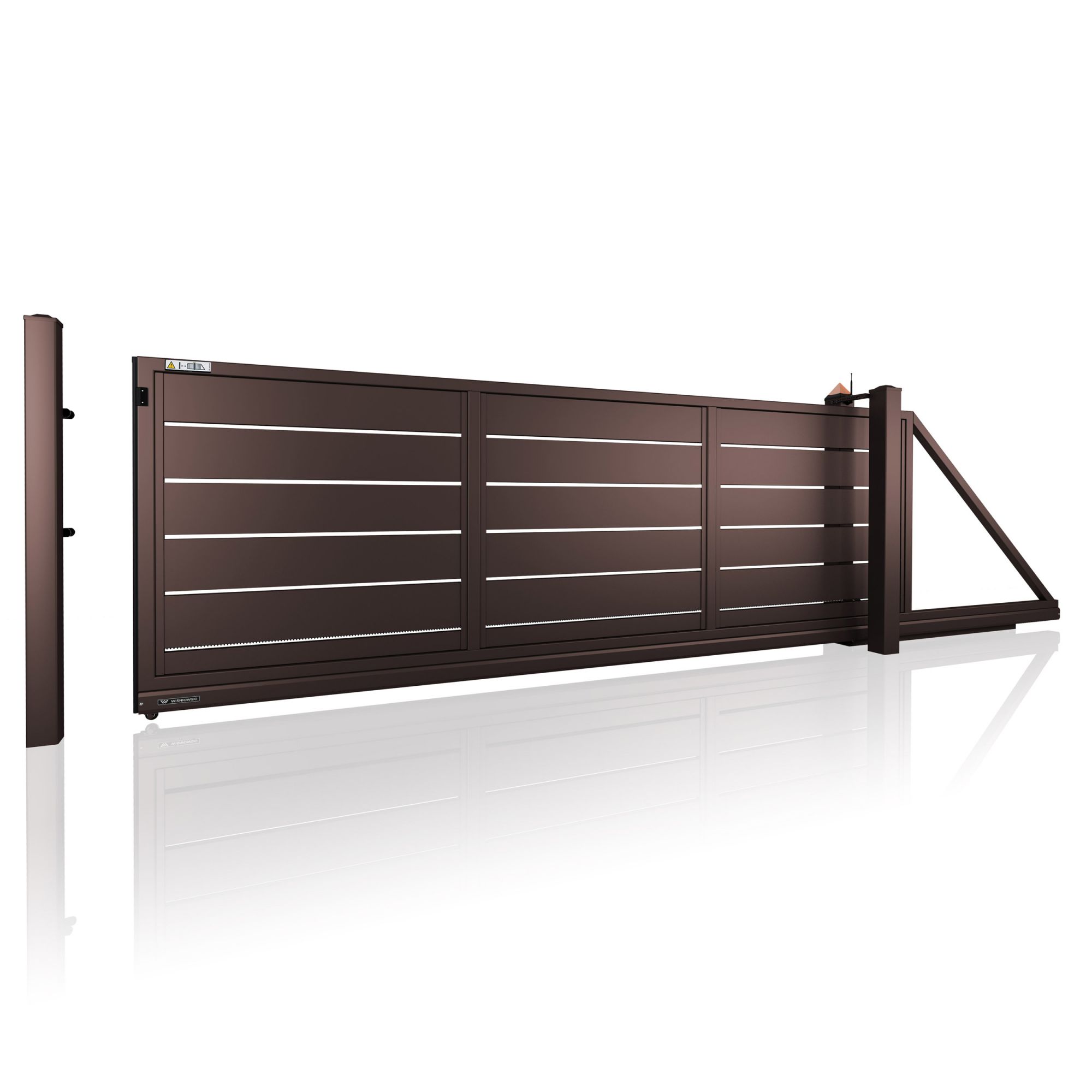 Brama przesuwna HOME INCLUSIVE AW.10.228 w wersji z prześwitem — zdjęcie 6